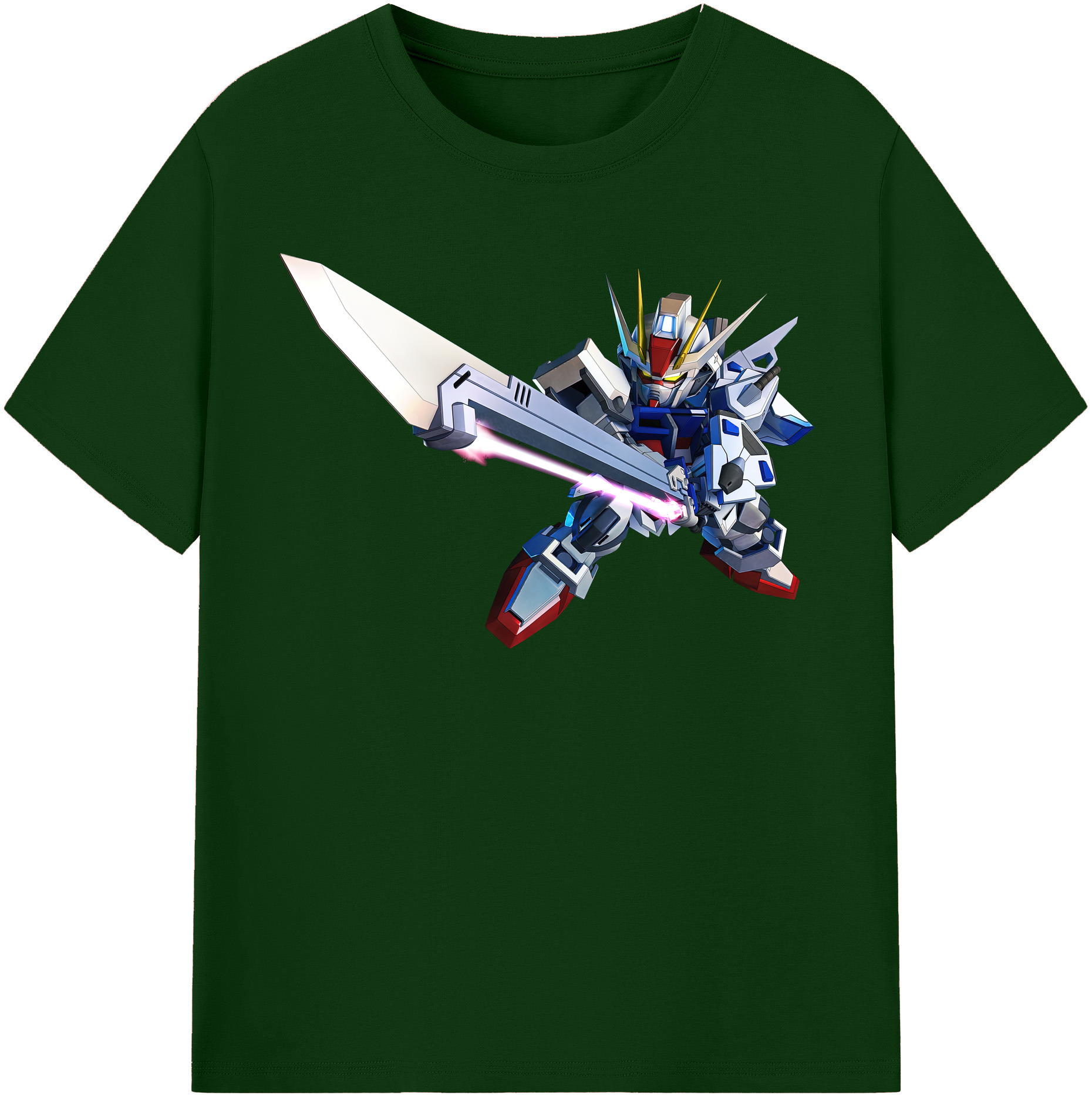 （画像用） 機動戦士ガンダム Mobile Suit Gundam 綿100％半袖Tシャツ（フロントプリント）